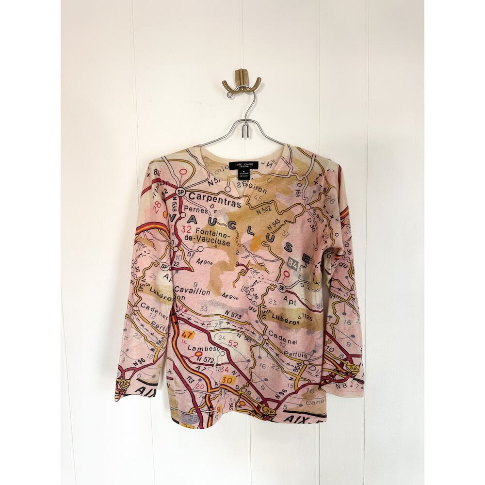 Cashmere Map Sweater